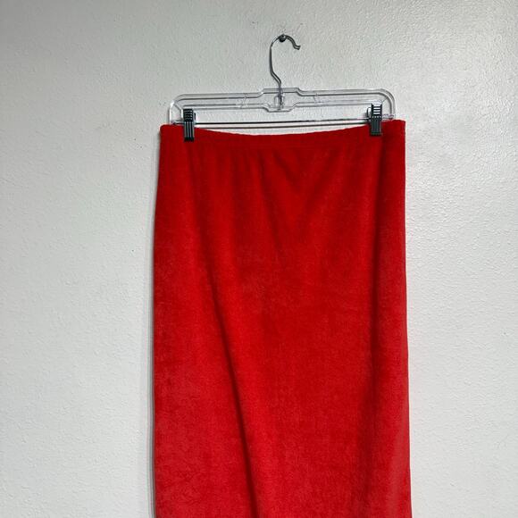 Araminta James Coral Terry Column Skirt Sz L NWT - Picture 11 of 15